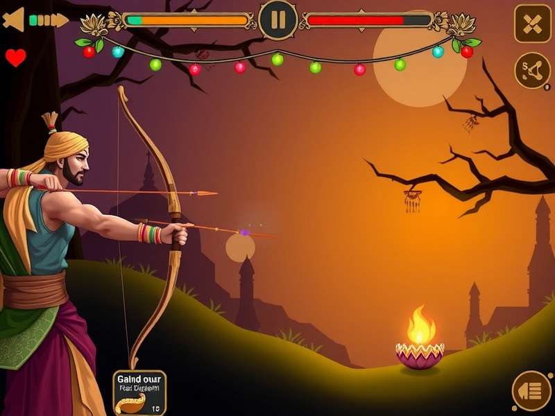 Indian Sage Archer Game Screenshot